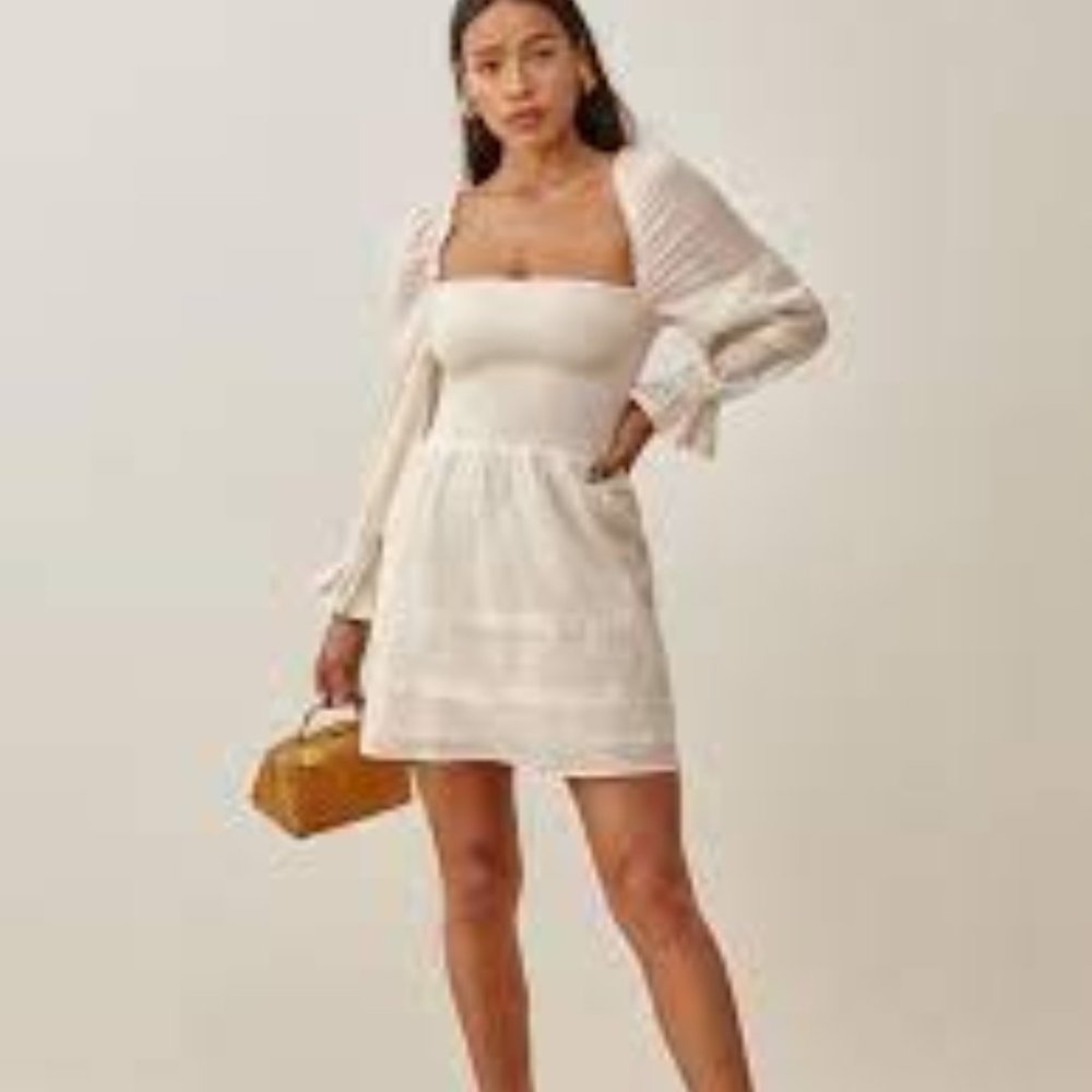 Reformation Dunes Dress - Cream Sz 6